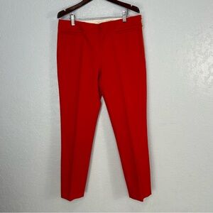 NWT Kate Spade Mandy Red Gold Pants Size 6